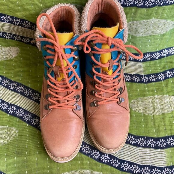 Tom’s Mesa Waterproof Urban Leather Boots Size 10 - Picture 3 of 16